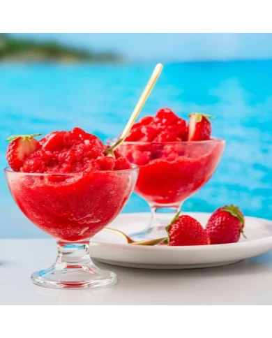 Granita alla Fragola - Preparato in polvere professionale da Bar