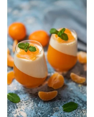 Sorbetto al mandarino - preparato in polvere professionale - Yoooki