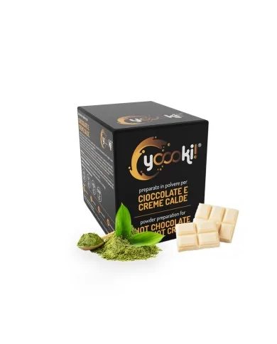 Cioccolata calda Bianca al Matcha - solubile in bustine Monodose  - Yoooki