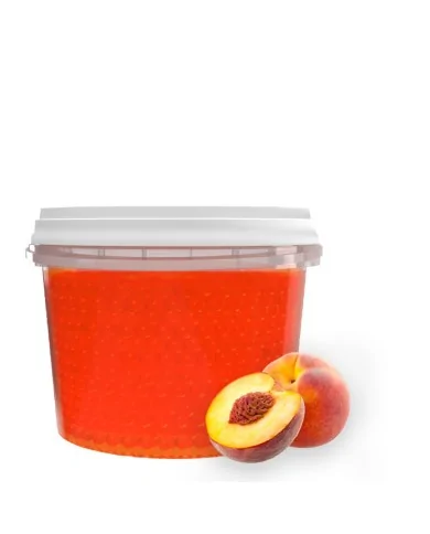Boba al gusto Pesca - Sferette per Bubble Tea - 3,2 KG - Yoooki