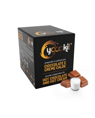 Preparato in polvere per Cioccolata calda al Latte box Yoooki 15 bustine da 30 grammi