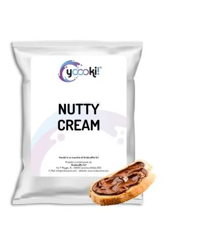 Preparato in polvere per Nutty crema fredda al gusto nutella 750 grammi Yoooki