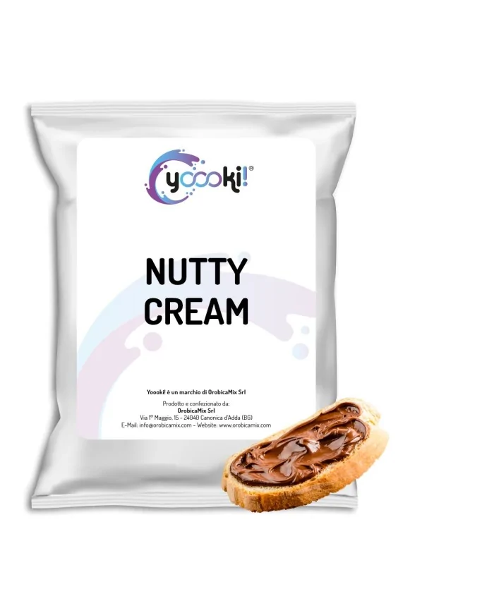 Preparato in polvere per Nutty crema fredda al gusto nutella 750 grammi Yoooki