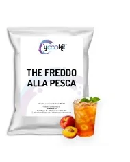 Preparato solubile istantaneo per the freddo alla pesca 500 grammi Yoooki