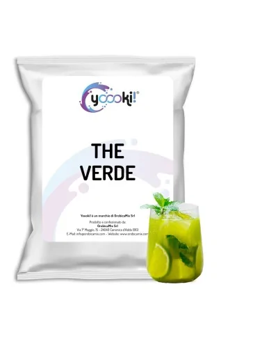 Preparato solubile per bevanda al the verde freddo 500 grammi Yoooki