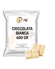 Preparato in polvere per cioccolata calda bianca in formato da 400 grammi Yoooki