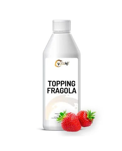 Topping alla fragola per guarnire dolci 1000 grammi Yoooki