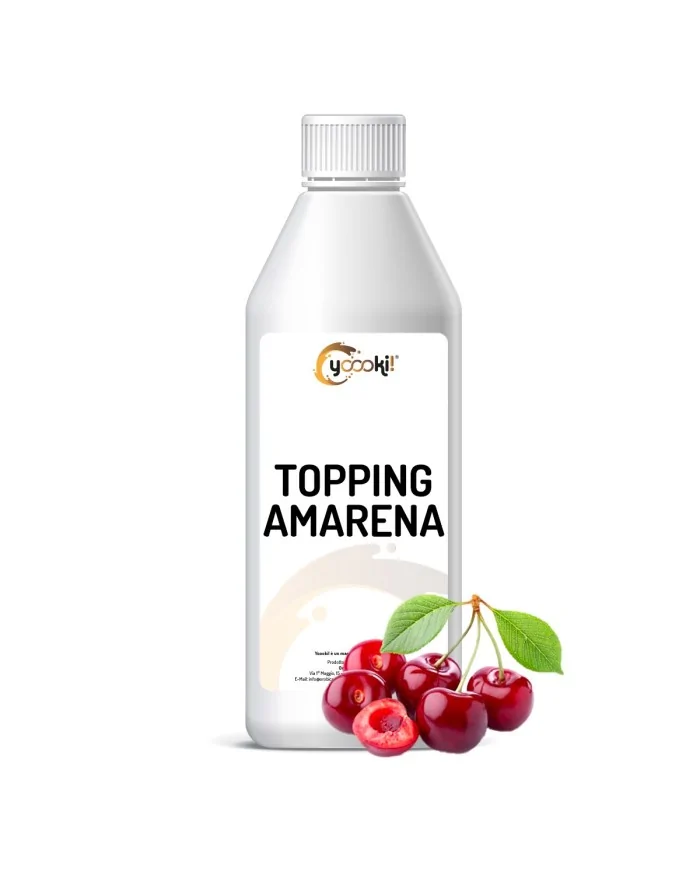 Topping all'amarena per guarnire dolci 1000 grammi Yoooki