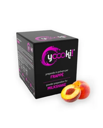 Preparato in polvere per frappè alla Pesca box Yoooki 15 bustine da 25 grammi