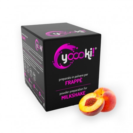 Preparato in polvere per frappè alla Pesca box Yoooki 15 bustine da 25 grammi
