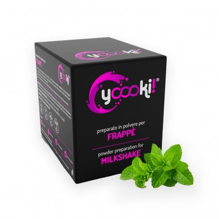 Preparato in polvere per frappè alla Menta box Yoooki 15 bustine da 25 grammi