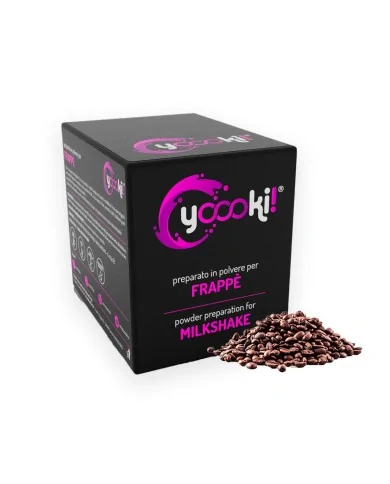 Preparato in polvere per frappè al caffè da bar box Yoooki 15 bustine da 25 grammi