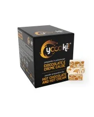 Preparato in polvere per cioccolata calda al gusto torroncino box Yoooki 15 bustine da 30 grammi