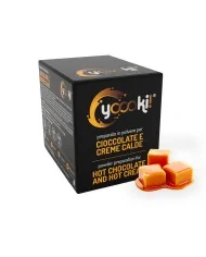 Preparato in polvere per Cioccolata calda Caramel Mou box Yoooki da 15 bustine da 30 grammi