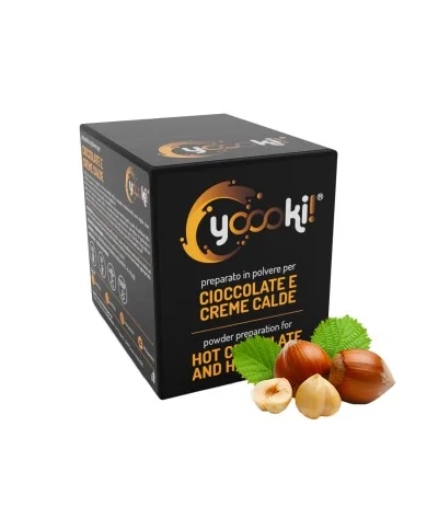 Preparato in polvere per Cioccolata calda alla Nocciola box Yoooki 15 bustine da 30 grammi