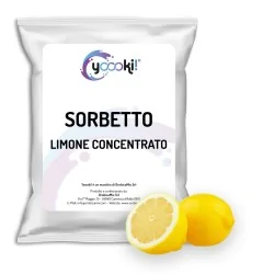 Preparato in polvere per Sorbetto al Limone Concentrato 900 grammi Yoooki