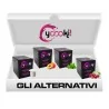 Box Yoooki Preparati per Frappè alternativi 4 gusti 15 bustine da 25 grammi per gusto