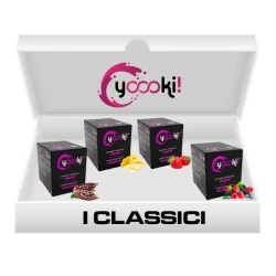 Box Yoooki Preparati per Frappè i Classici 4 gusti 15 bustine da 25 grammi per gusto