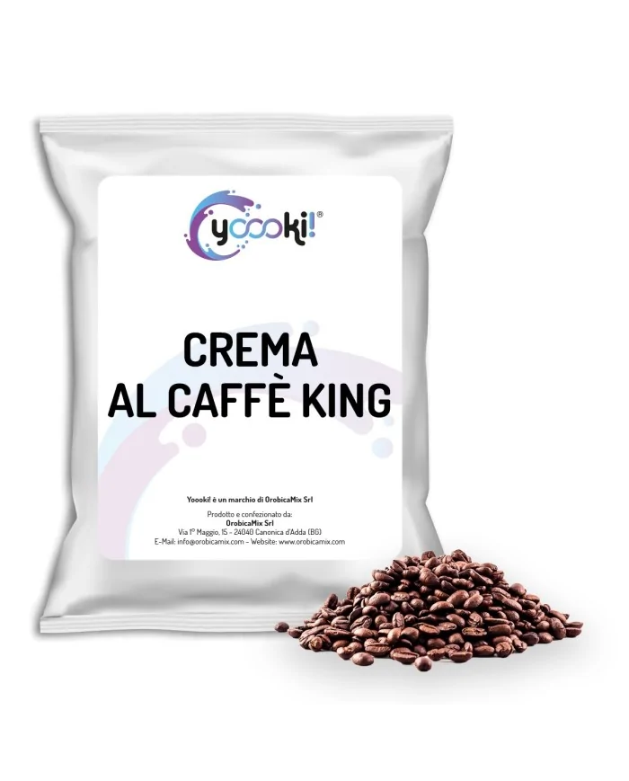 Preparato in polvere per Crema fredda al caffè king 500 grammi kg Yoooki
