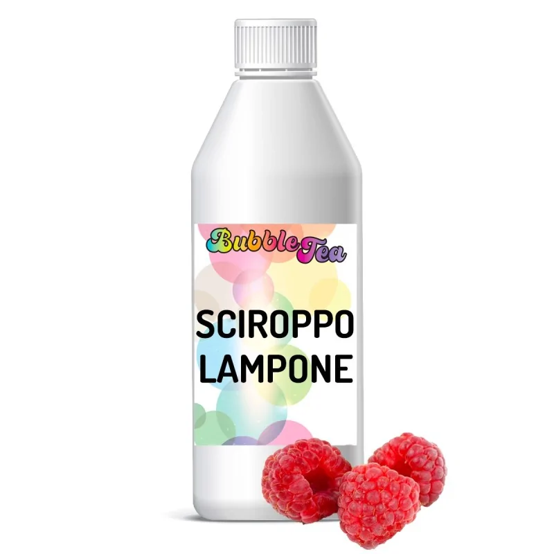 Sciroppo concentrato per Bubble Tea al gusto lampone in bottiglia da 1000 grammi Yoooki