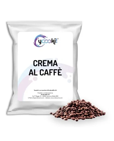 Preparato in polvere per crema fredda al caffè 900 grammi Yoooki