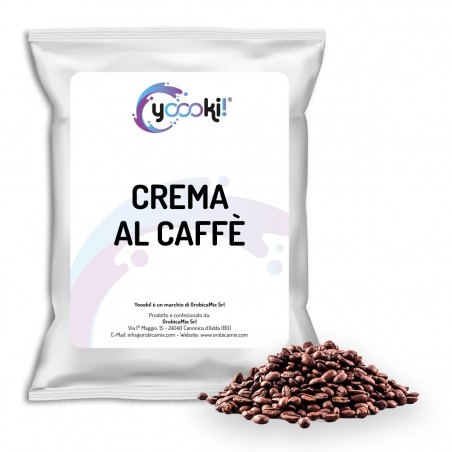Preparato in polvere per crema fredda al caffè 900 grammi Yoooki