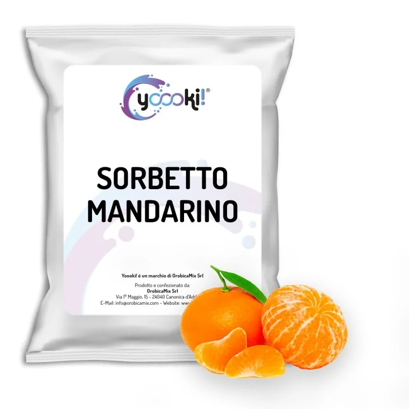 Preparato in polvere per Sorbetto al Mandarino 1 kg Yoooki