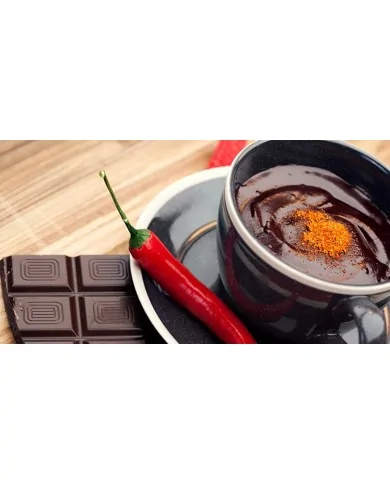 Preparato in polvere per Cioccolata calda con Peperoncino box Yoooki da 15 bustine da 30 grammi