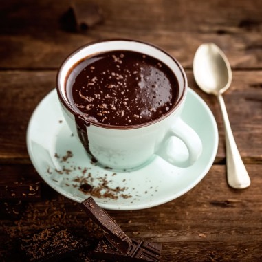 Preparato in polvere per Cioccolata calda Fondente box Yoooki 15 bustine monodose da 30 g