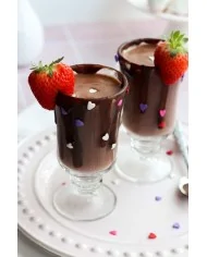 Preparato in polvere per Cioccolata calda alla Fragola box Yoooki da 15 bustine da 30 grammi