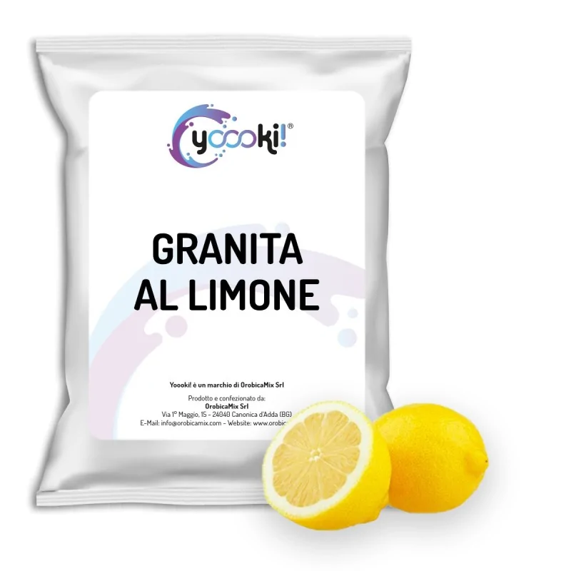 Preparato in polvere per granita al Limone 620 grammi Yoooki