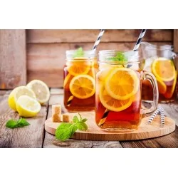 Preparato solubile istantaneo per the freddo al limone 500 grammi Yoooki