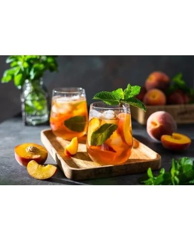 Preparato solubile istantaneo per the freddo alla pesca 500 grammi Yoooki