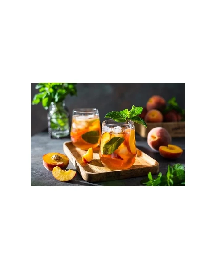 Preparato solubile istantaneo per the freddo alla pesca 500 grammi Yoooki