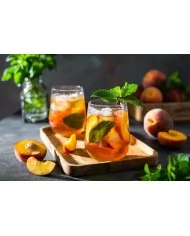 Preparato solubile istantaneo per the freddo alla pesca 500 grammi Yoooki