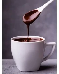 Preparato in polvere per Cioccolata calda Fondente senza Zucchero box Yoooki da 15 bustine da 30 grammi