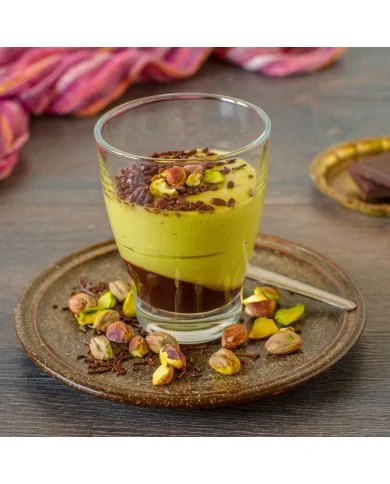 Preparato in polvere per cioccolata calda al pistacchio box Yoooki 15 bustine da 30 grammi