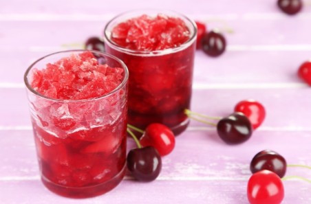 Preparato in polvere per granita al gusto amarena 620 grammi Yoooki
