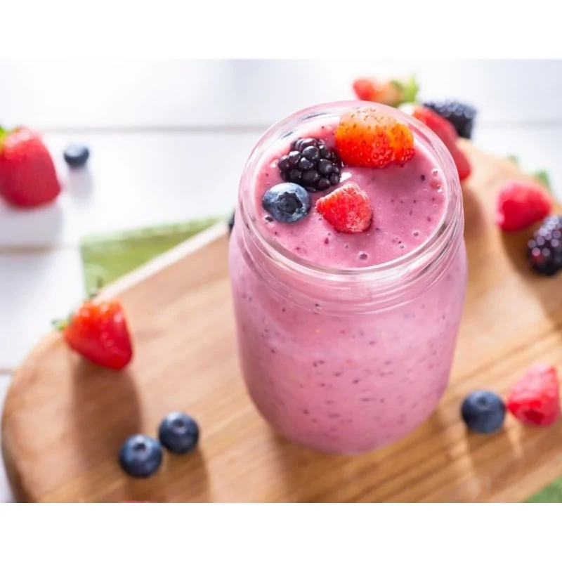 Preparato in polvere per frappè ai Frutti di bosco da bar box Yoooki 15 bustine da 25 grammi