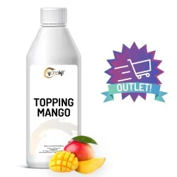 Topping al gusto Mango per guarnizioni dolci in bottiglia 1kg Yoooki