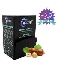 Preparato in polvere per bevanda al gusto di caffè alla nocciola 20 capsule da 12 grammi Yoooki