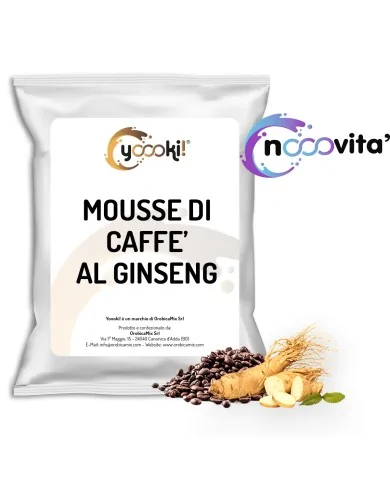 Preparato in polvere per Mousse di Caffè al Ginseng 900 grammi