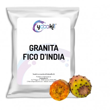 Preparato per granita in polvere al fico d'India 620 grammi Yoooki