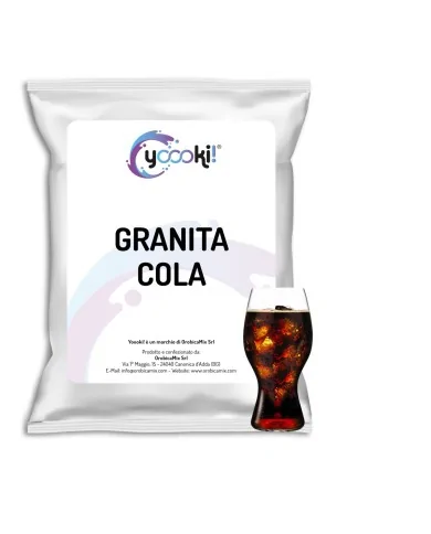 Preparato per granita in polvere alla cola 620 grammi Yoooki