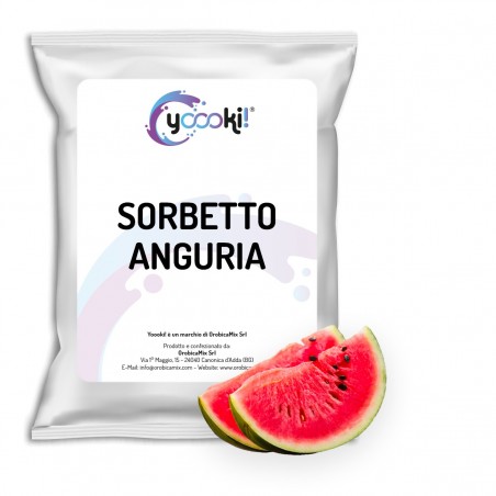 Preparato in polvere per Sorbetto all'Anguria 1 kg Yoooki Preparato in polvere per Sorbetto all'Anguria 1 kg Yoooki