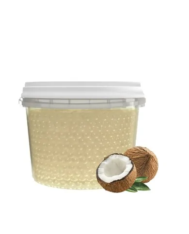 Boba al gusto Cocco - Sferette per Bubble Tea - 3,2 KG - Yoooki