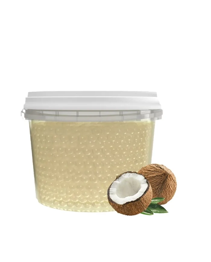 Boba al gusto Cocco - Sferette per Bubble Tea - 3,2 KG - Yoooki
