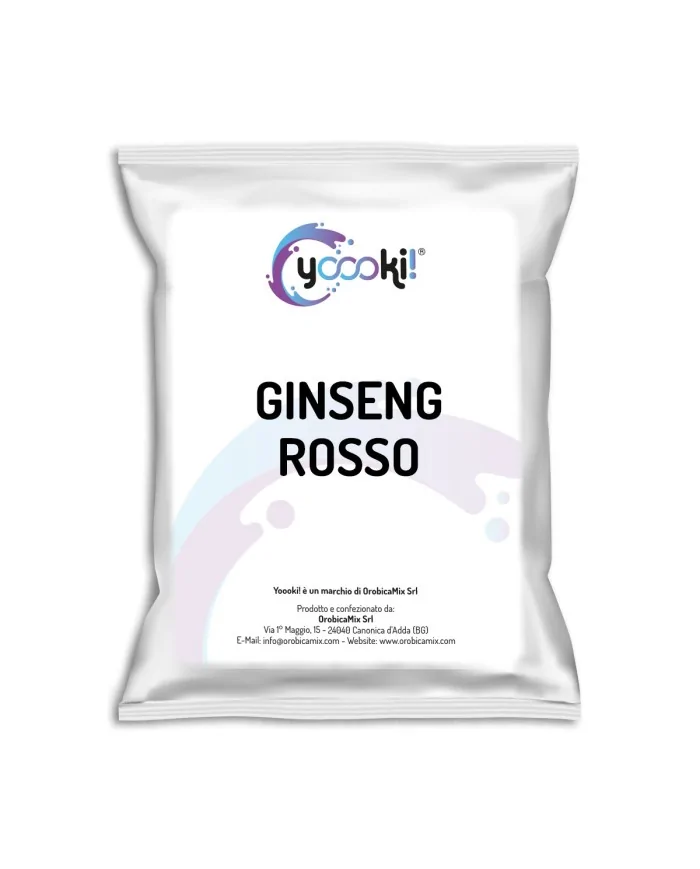 Preparato in polvere solubile per bevanda al caffè al ginseng Rosso Senza Lattosio 500 grammi Yoooki