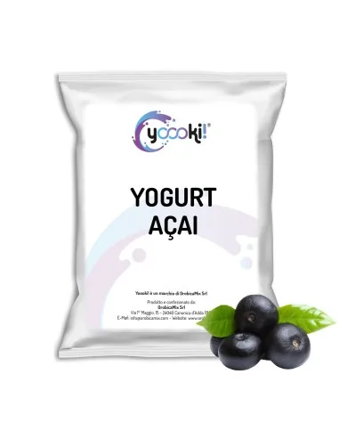 Preparato in polvere Crema fredda allo yogurt acai 400 grammi Yoooki