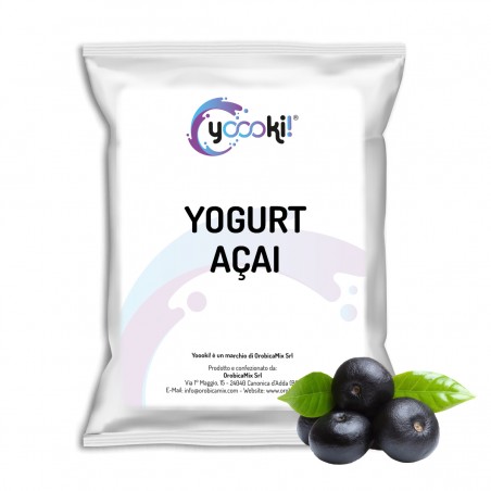 Preparato in polvere Crema fredda allo yogurt acai 400 grammi Yoooki